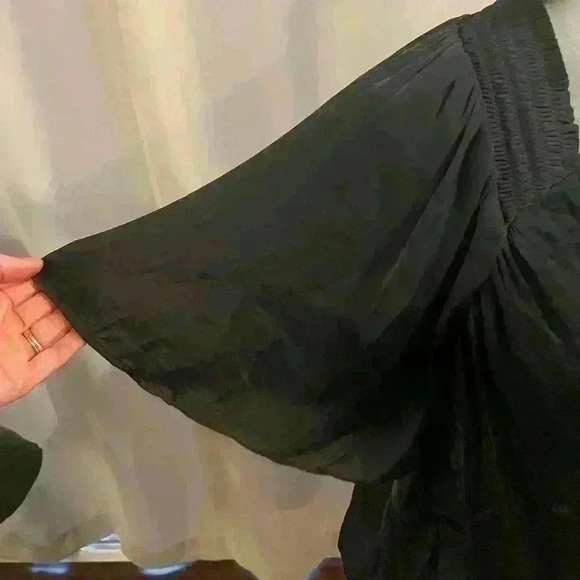 Women’s Black Naked Zebra Blouse - Picture 3 of 7